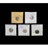 Ancient Roman Imperial Coins - Trajan and Hadrian - Denarii Group