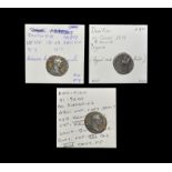 Ancient Roman Imperial Coins - Domitian - Denarii Group