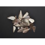 Stone Age Leaf-Shaped Arrowhead Collection