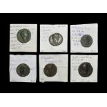 Ancient Roman Imperial Coins - Antoninus Pius - Dupondii and Ases Group