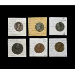 Ancient Roman Imperial Coins - Faustina I - Sestertii and Ases Group