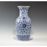 Chinese Large Blue and White Glazed Vessel