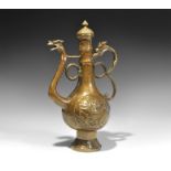 Tibetan Lidded Ewer