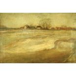 Arthur Markowicz 1872 - 1934 Polish landscape, Oil on canvas  Signed.  Provenance: Collection of