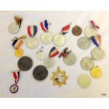 20 King George VI commemorative medals and medallions