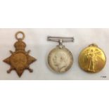 A 1915 Star medal trio to 010619 Corporal H Fraser of the Army Ordnance Corps
