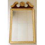 A gilt framed Regency style mirror 86 x 49cm