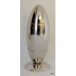 A missile shaped cocktail shaker