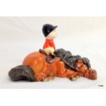 A Beswick Norman Thelwell Kick Start figure