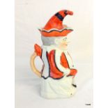 A Staffordshire Mr Punch water jug