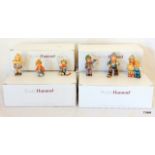 Six sets of Hummel Christmas decorations by Goebel in original boxes
