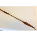 A vintage African tribal spear 130cm long