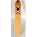 A Hampshire Cricket Club cricket bat, fully signed by 2003 team