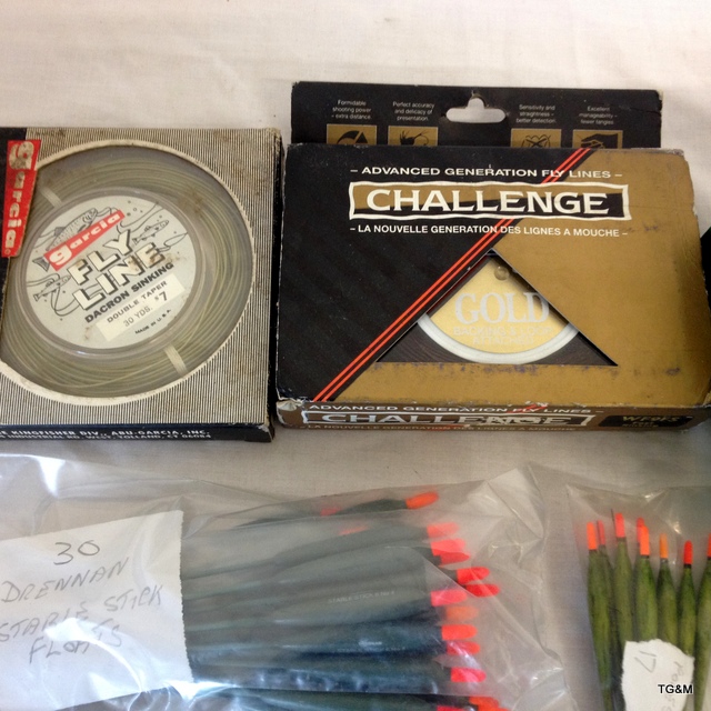 A collection of fishing floats, fly line and spools - Image 3 of 6