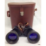 A pair of vintage Russian binoculars (7 x 50) cased