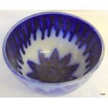 A Welsh pottery bowl 9cm in height and 15cm wide