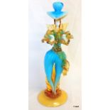 A Murano glass figure by Barovier and Toso c1950 35cm high