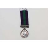 A General Service Medal with Cyprus clasp to 23512470 Gunner PB Penn of the Royal Artillery