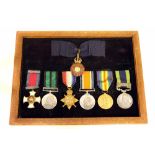 A group of Indian Army general service medals to Lieutenant Colonel SGV Ellis DSO 1917 consisting of