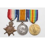 A Mons Star medal trio to M1-6442 Corporal E Arkell of the Army Service Corps