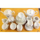 A quantity of Oriental design tea and coffee sets