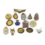 Fifteen assorted WW2 Home Front and military lapel badges