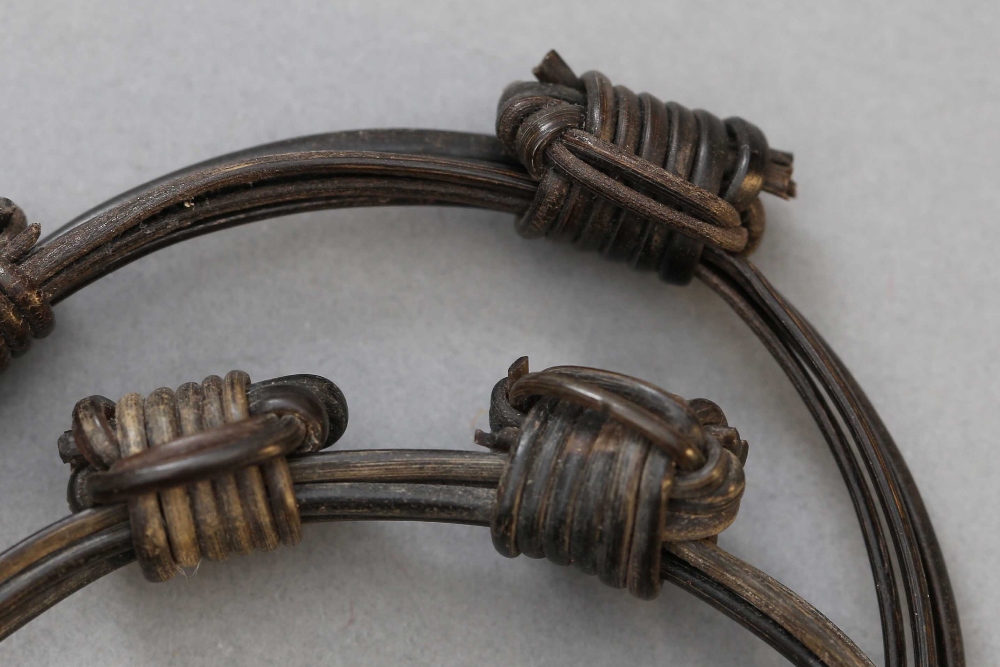 2 x Indian knotted elephant hair bangles - Image 2 of 2