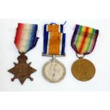 A WW1 1915 Star medal trio to 60754 Gunner G Gunn of the Royal Field Artillery