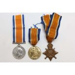 A WW1 1915 Star named to 9221 Private AJ Bennet of the Wiltshire Regiment with a reproduction War