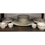 A Johnson Bros England Dinner service to include tureens and meat dish