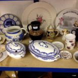 Mixed quantity of china to  include Worcester. Coalport and Wedgewood