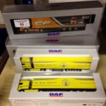 Six boxed DAF diecast lorries