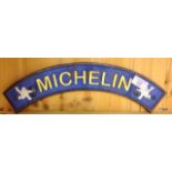 A Curved Michelin Sign