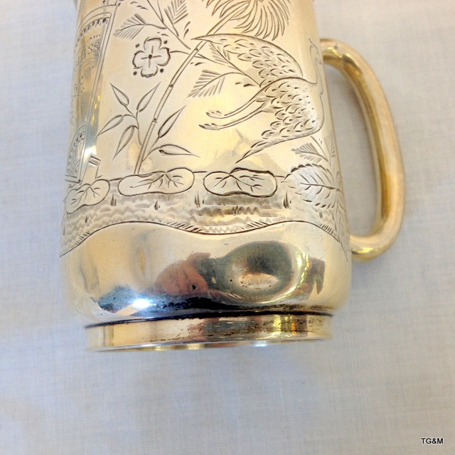 3 silver tankard drinking vessels - Image 6 of 6