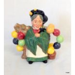 A Royal Doulton figure of a Balloon man/balloon woman 7117 18cm A/F