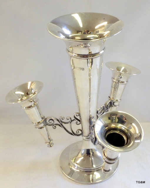 A Keon & Page Silver George V epergne