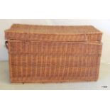 Massive wicker laundry basket 61cm by 106cm by 64cm