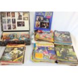 A large collection of Star Wars comics and other items