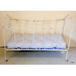 A French Childs wrought iron cot