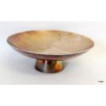 3 Japanese graduate silver serving disheS, NYK Shipping line. the largest measures 11cm diameter.