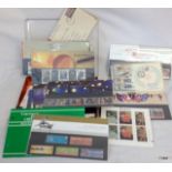 A collection of first day covers and unused stamps