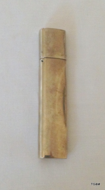 An extending white metal cigarette holder and two matching toothpick holders - Image 4 of 4