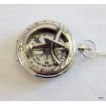 A pocket compass and sundial
