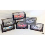 6 Die cast Rally vehicles