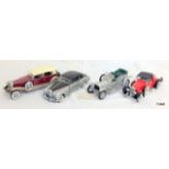 4 x Franklin mint models of cars