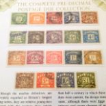 The complete pre decimal postage due collection with certificate of authenticity