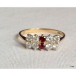 A 9ct gold ring size P