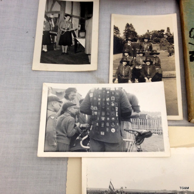 A selection of 10 early Girl Guides & Scouts postcards and photographs with a Brownies autograph - Image 4 of 5