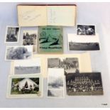 A selection of 10 early Girl Guides & Scouts postcards and photographs with a Brownies autograph