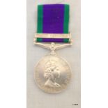 A General Service Medal with Malay Peninsula clasp named to 051236 Able Boatman AJ Tuffrey of the